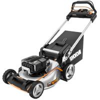 Газонокосилка самоходная WORX NITRO WG761E аккумуляторная 80V 51 см, бесщёточная, с четырьмя АКБ на 4 Ач и ЗУ BASECAMP 