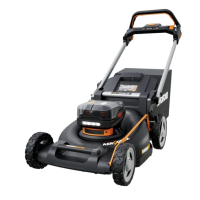 Газонокосилка самоходная WORX WG760E аккумуляторная 40V 51 см, бесщёточная, с двумя АКБ 5 Ач и двойным ЗУ 