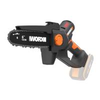 Мини-пила одноручная цепная WORX WG327E.9 аккумуляторная 20V 15 см, бесщеточная, без АКБ и ЗУ 