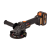 Угловая шлифмашина (болгарка) WORX WX814 аккумуляторная 20V, 125 мм, бесщеточная, с АКБ на 4 Ач и ЗУ, в кейсе 