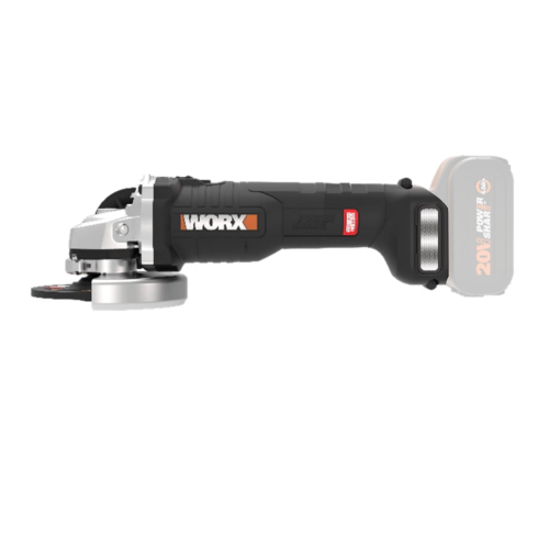 Угловая шлифмашина (болгарка) WORX WX813.9 аккумуляторная 20V, 115 мм, бесщеточная, без АКБ и ЗУ 
