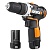 Дрель-шуруповерт WORX WX128.3 аккумуляторная 12V с двумя АКБ на 2Ач и ЗУ, в кейсе