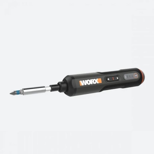 Отвертка WORX WX240 4V 2,5Нм аккумуляторная с USB-переходником для зарядки и набором бит (26 шт)