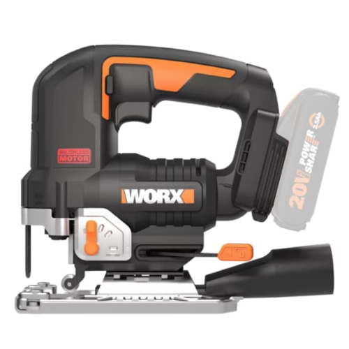 Лобзик WORX WX542.9 аккумуляторный 20V, без АКБ и ЗУ 