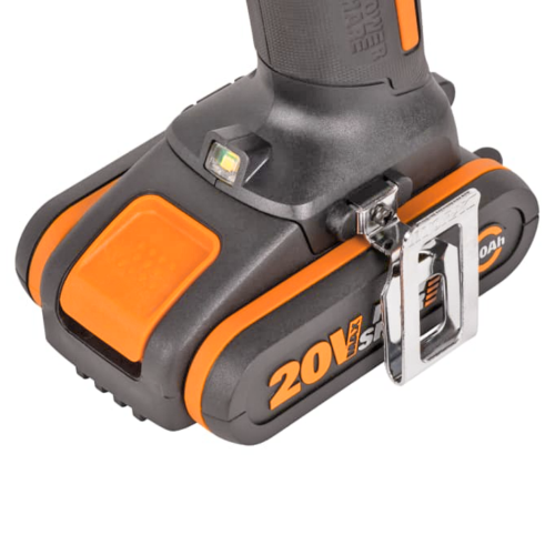Дрель-шуруповерт WORX WX100.2 аккумуляторная 20V 30Нм, с двумя АКБ на 2Ач и ЗУ в 0.4А, в сумке