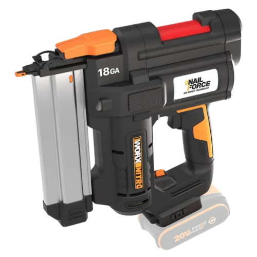 Гвоздезабивной пистолет WORX WX842 аккумуляторный 20V, бесщеточный, с АКБ на 2 Ач и ЗУ, в сумке 