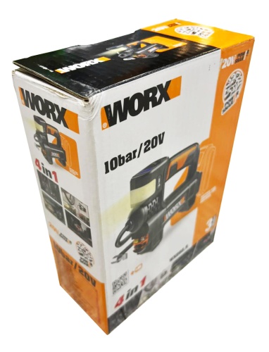 Насос с фонарём для автомобиля WORX WX092.9 аккумуляторный 20V 10 бар, без АКБ и ЗУ 