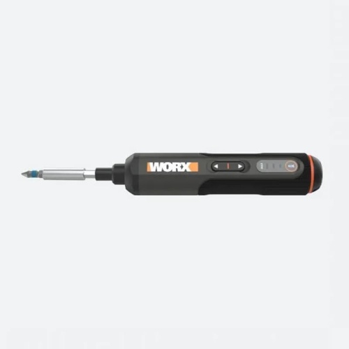 Отвертка WORX WX240 4V аккумуляторная с USB-переходником для зарядки и набором бит (26 шт)