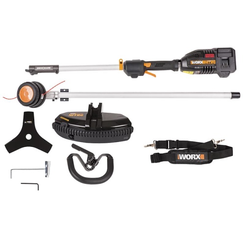 Триммер WORX NITRO WG186E.92, аккумуляторный 40V, 38 см, бесщеточный, без АКБ и ЗУ 