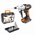 Дрель-шуруповерт WORX Switchdriver WX176.2 аккумуляторная 20V 20Нм, с АКБ на 2Ач и ЗУ, в кейсе