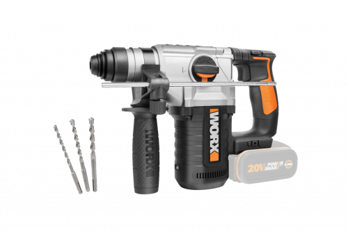 Перфоратор WORX WX392.9 аккумуляторный 20V 2,2Дж, без АКБ и ЗУ