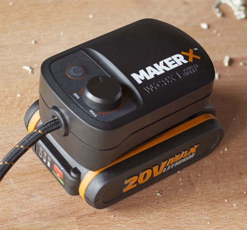 Набор WORX MAKER X WX988 20V аккумуляторный – гравёр + выжигатель, с АКБ на 2 А*ч и ЗУ, в кейсе 