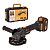 Угловая шлифмашина (болгарка) WORX WX814 аккумуляторная 20V, 125 мм, бесщеточная, с АКБ на 4 Ач и ЗУ, в кейсе 
